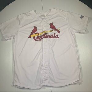 St. Louis Cardinals Match Up Promotions White Jersey 2013 Champions Mens Size XL
